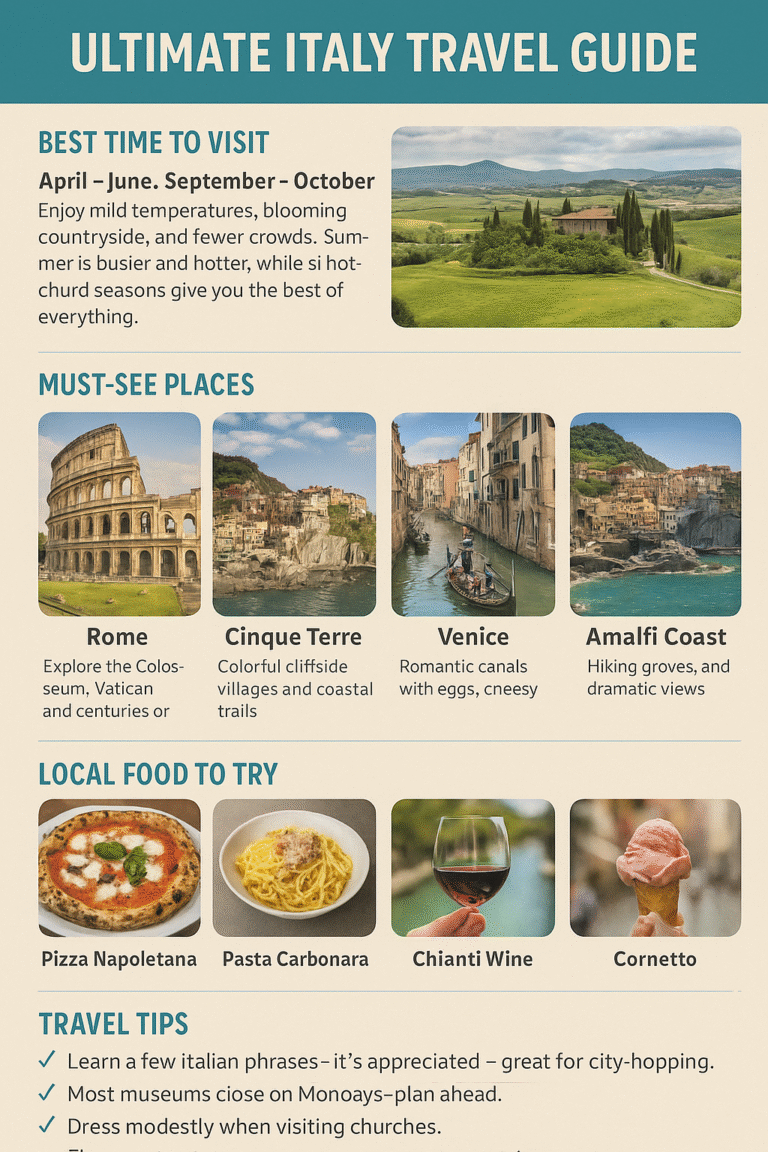 🇮🇹 How to Travel Italy on a Budget